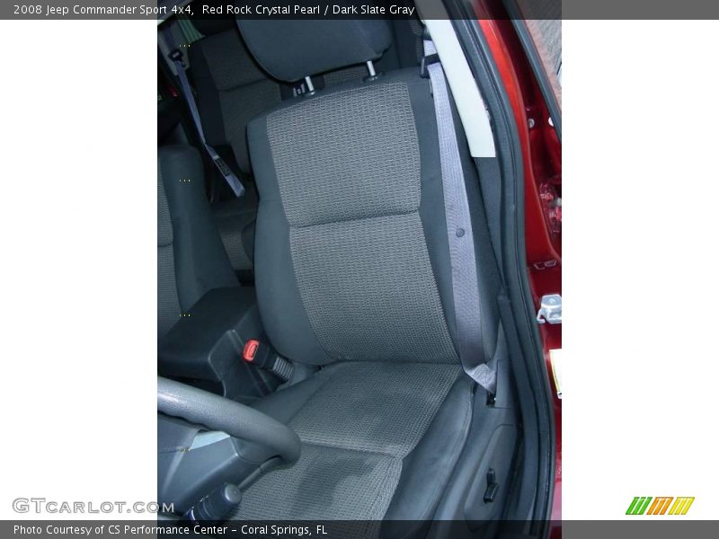 Red Rock Crystal Pearl / Dark Slate Gray 2008 Jeep Commander Sport 4x4