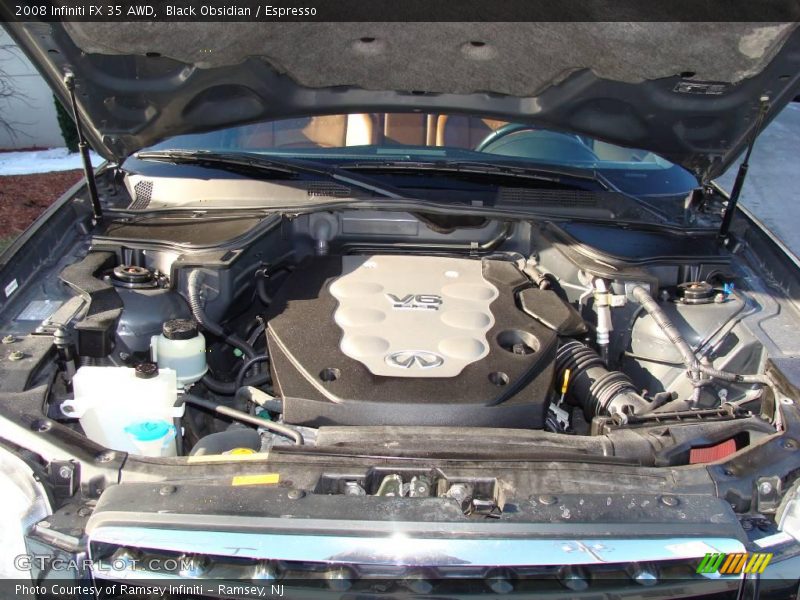 Black Obsidian / Espresso 2008 Infiniti FX 35 AWD