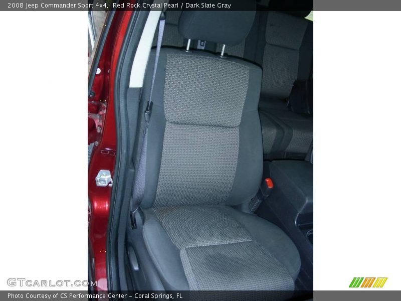 Red Rock Crystal Pearl / Dark Slate Gray 2008 Jeep Commander Sport 4x4