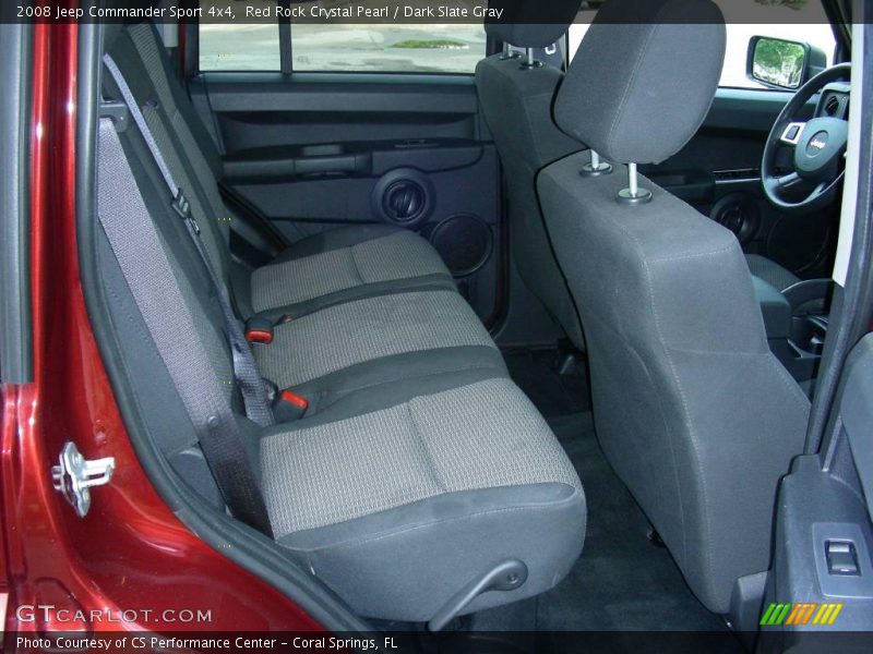 Red Rock Crystal Pearl / Dark Slate Gray 2008 Jeep Commander Sport 4x4