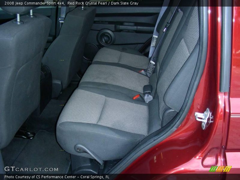 Red Rock Crystal Pearl / Dark Slate Gray 2008 Jeep Commander Sport 4x4