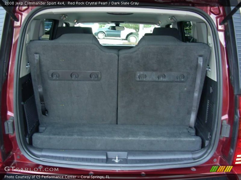 Red Rock Crystal Pearl / Dark Slate Gray 2008 Jeep Commander Sport 4x4
