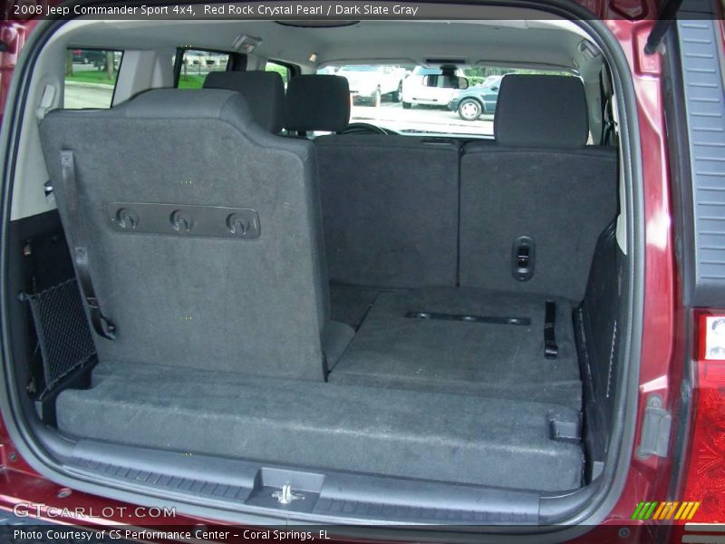 Red Rock Crystal Pearl / Dark Slate Gray 2008 Jeep Commander Sport 4x4