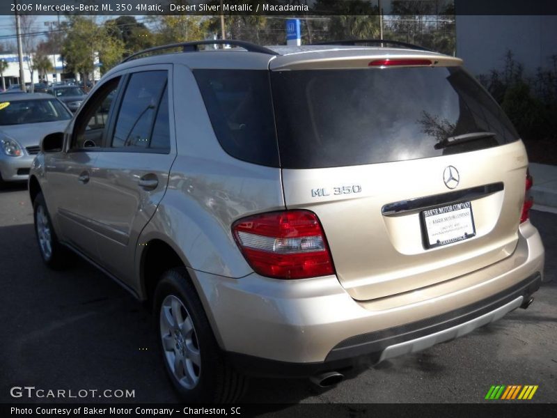Desert Silver Metallic / Macadamia 2006 Mercedes-Benz ML 350 4Matic