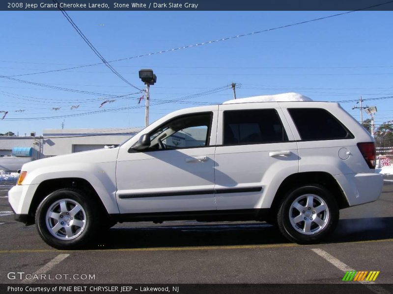 Stone White / Dark Slate Gray 2008 Jeep Grand Cherokee Laredo