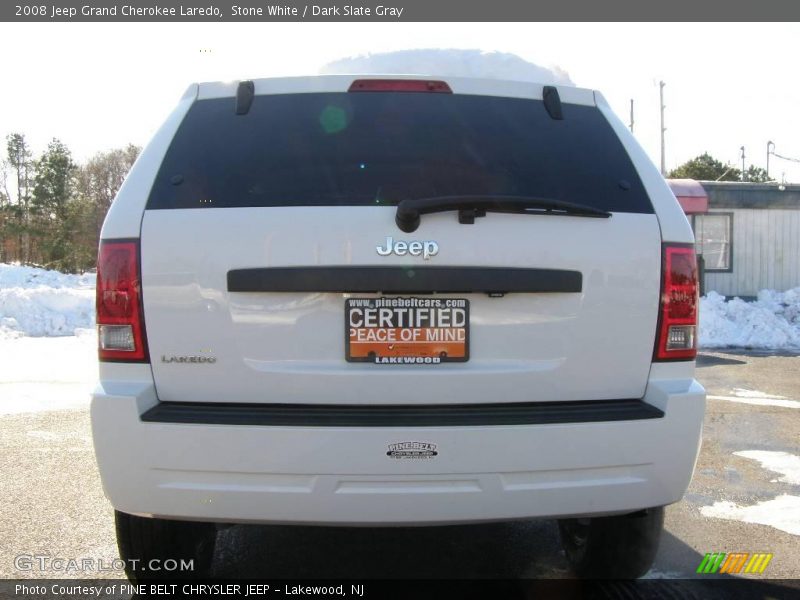 Stone White / Dark Slate Gray 2008 Jeep Grand Cherokee Laredo