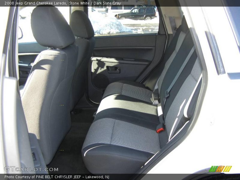Stone White / Dark Slate Gray 2008 Jeep Grand Cherokee Laredo