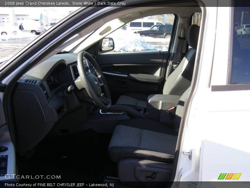 Stone White / Dark Slate Gray 2008 Jeep Grand Cherokee Laredo