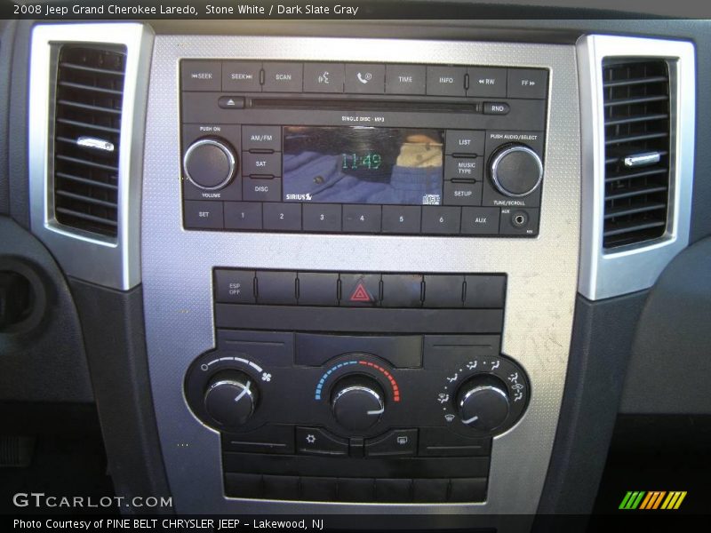 Stone White / Dark Slate Gray 2008 Jeep Grand Cherokee Laredo