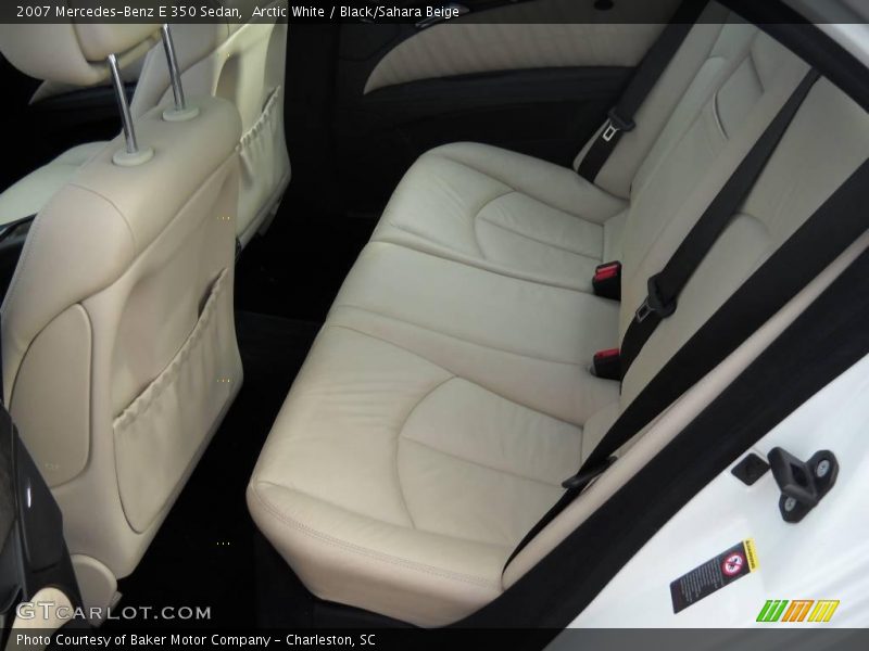 Arctic White / Black/Sahara Beige 2007 Mercedes-Benz E 350 Sedan