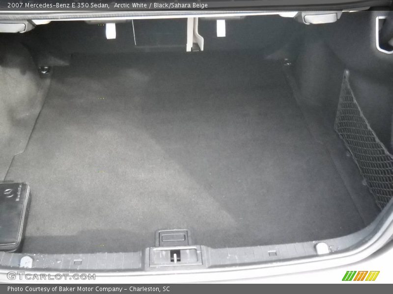 Arctic White / Black/Sahara Beige 2007 Mercedes-Benz E 350 Sedan