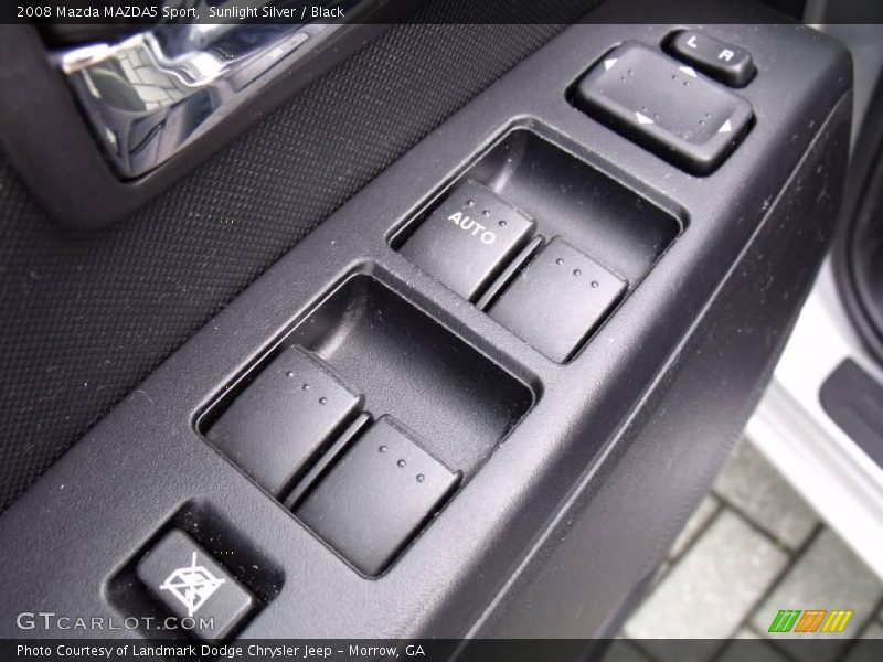 Sunlight Silver / Black 2008 Mazda MAZDA5 Sport