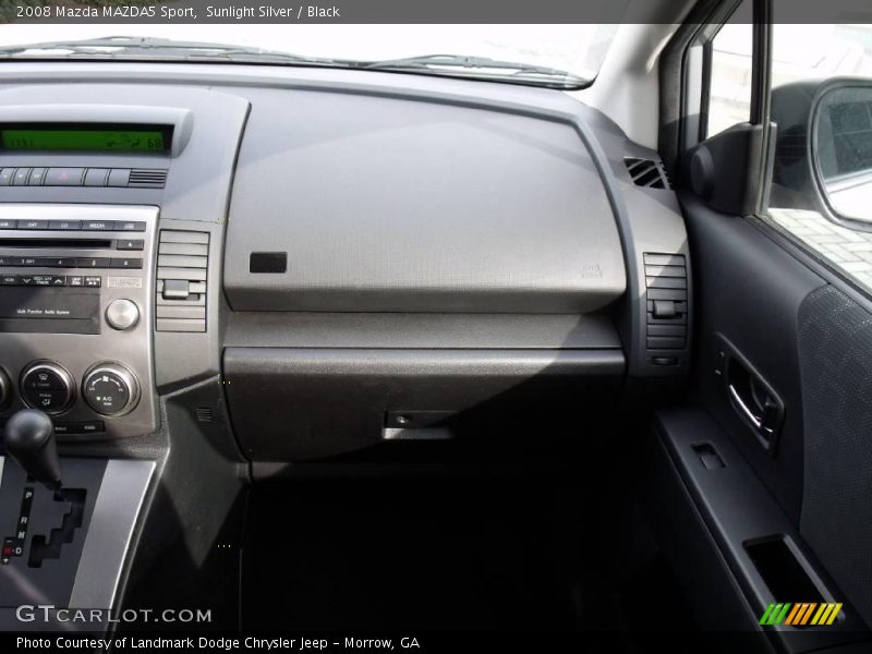 Sunlight Silver / Black 2008 Mazda MAZDA5 Sport