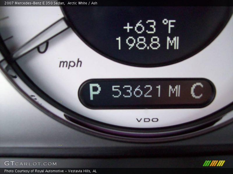 Arctic White / Ash 2007 Mercedes-Benz E 350 Sedan