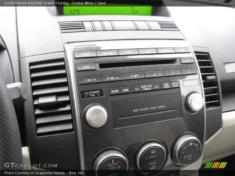 Crystal White / Sand 2008 Mazda MAZDA5 Grand Touring