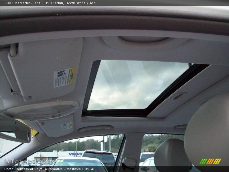 Arctic White / Ash 2007 Mercedes-Benz E 350 Sedan