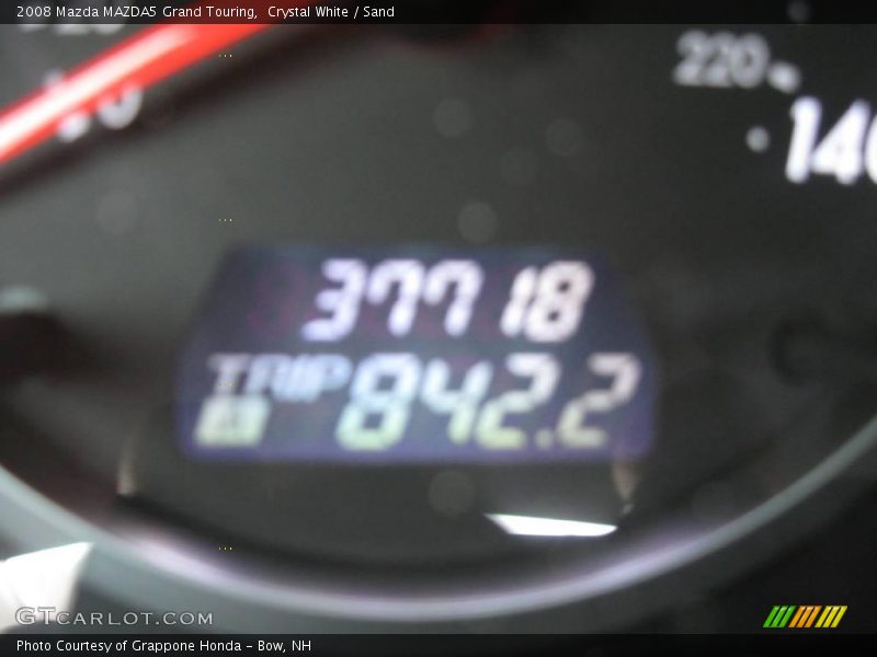 Crystal White / Sand 2008 Mazda MAZDA5 Grand Touring