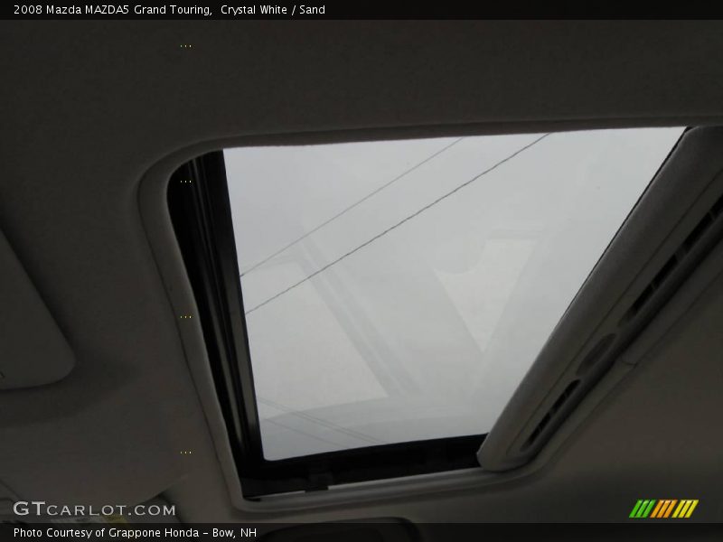 Crystal White / Sand 2008 Mazda MAZDA5 Grand Touring