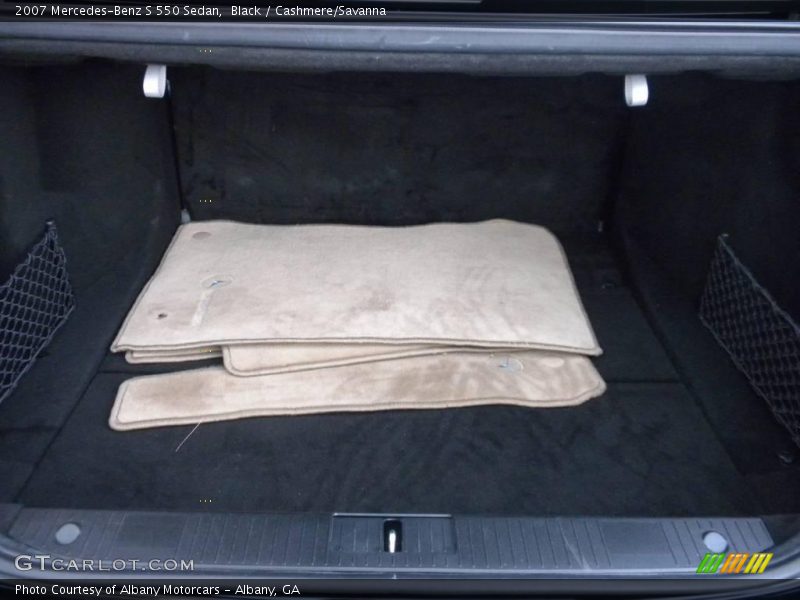 Black / Cashmere/Savanna 2007 Mercedes-Benz S 550 Sedan