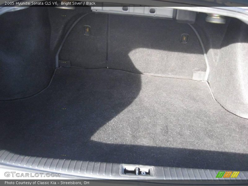 Bright Silver / Black 2005 Hyundai Sonata GLS V6