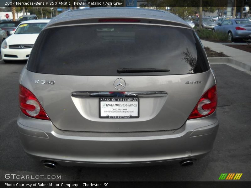 Pewter Metallic / Ash Grey 2007 Mercedes-Benz R 350 4Matic