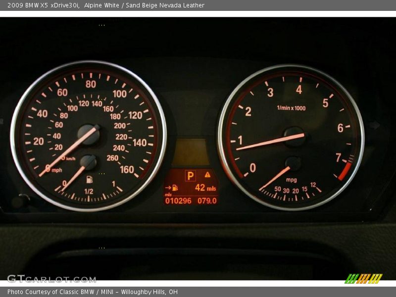 Alpine White / Sand Beige Nevada Leather 2009 BMW X5 xDrive30i