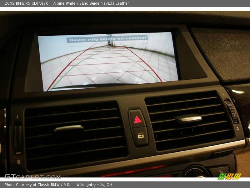 Alpine White / Sand Beige Nevada Leather 2009 BMW X5 xDrive30i