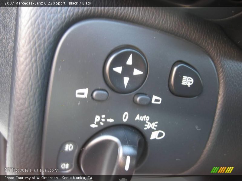 Black / Black 2007 Mercedes-Benz C 230 Sport