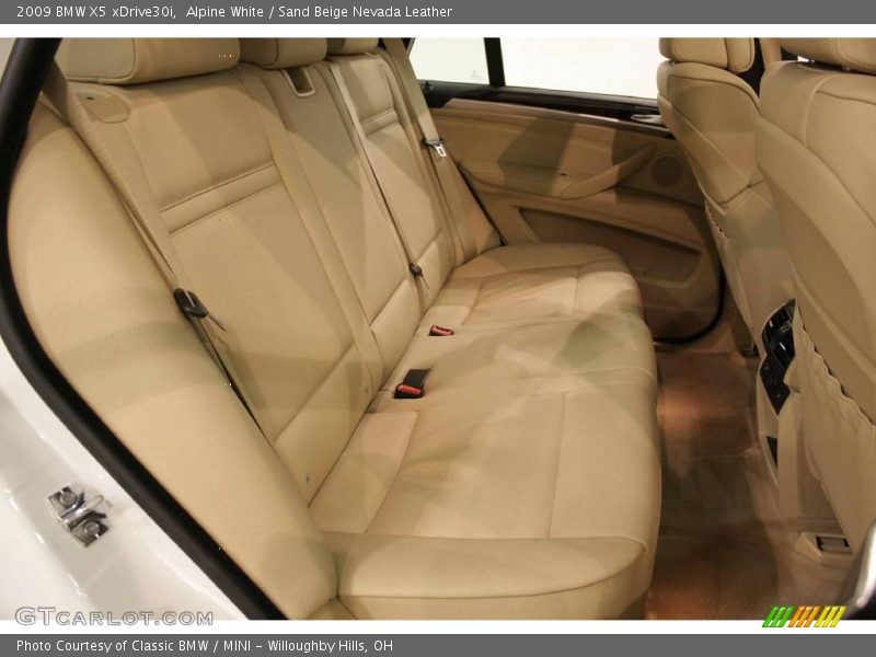 Alpine White / Sand Beige Nevada Leather 2009 BMW X5 xDrive30i