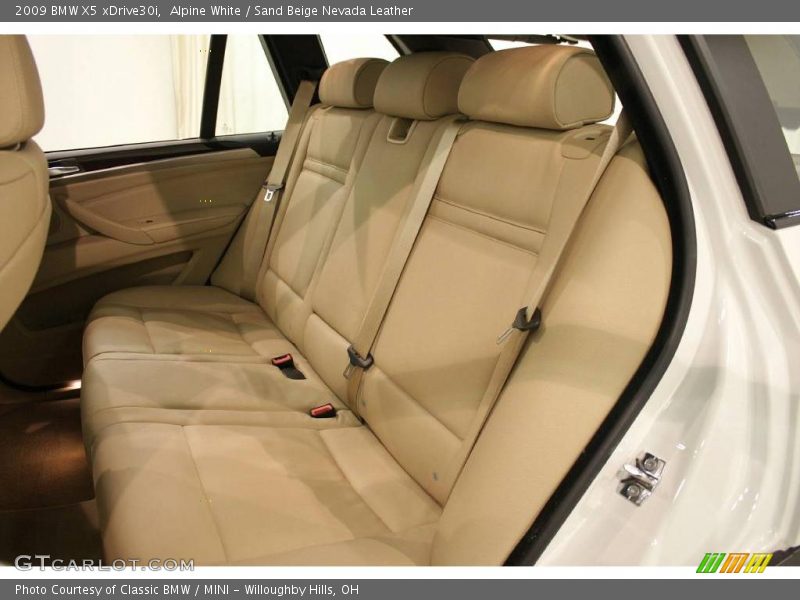 Alpine White / Sand Beige Nevada Leather 2009 BMW X5 xDrive30i