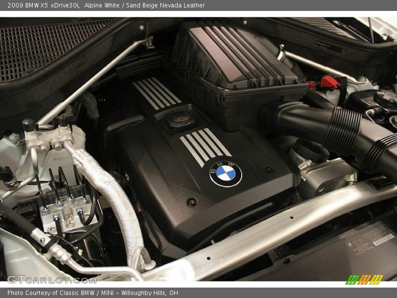 Alpine White / Sand Beige Nevada Leather 2009 BMW X5 xDrive30i