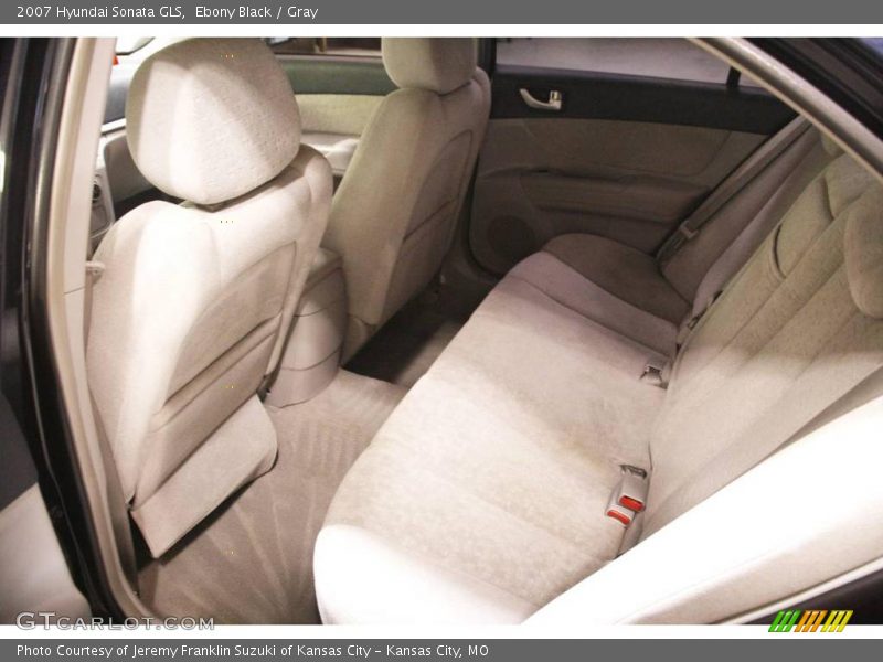 Ebony Black / Gray 2007 Hyundai Sonata GLS