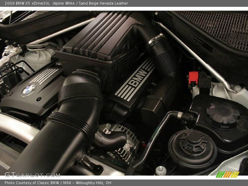 Alpine White / Sand Beige Nevada Leather 2009 BMW X5 xDrive30i