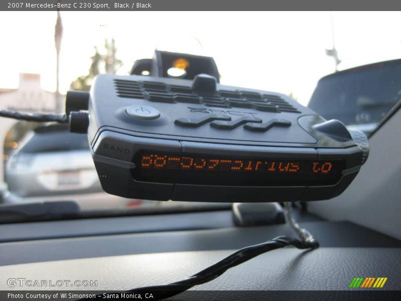 Black / Black 2007 Mercedes-Benz C 230 Sport