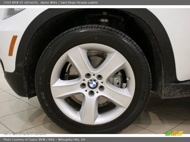 Alpine White / Sand Beige Nevada Leather 2009 BMW X5 xDrive30i