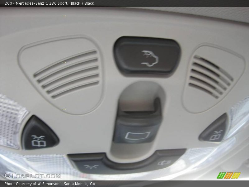 Black / Black 2007 Mercedes-Benz C 230 Sport