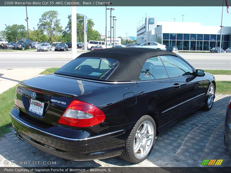 Black / Charcoal 2006 Mercedes-Benz CLK 55 AMG Cabriolet