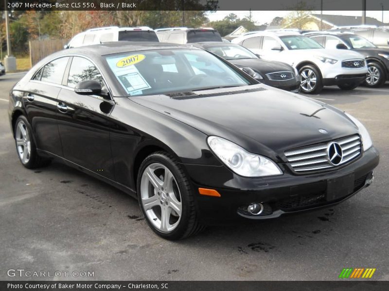 Black / Black 2007 Mercedes-Benz CLS 550