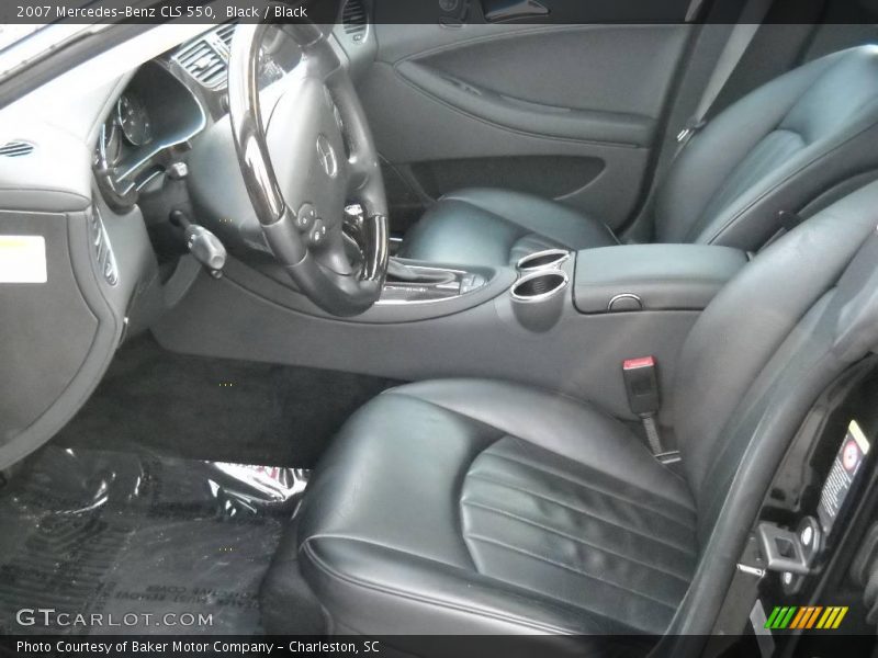 Black / Black 2007 Mercedes-Benz CLS 550