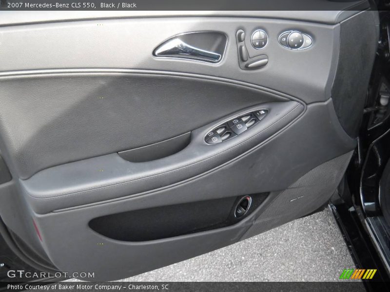 Black / Black 2007 Mercedes-Benz CLS 550