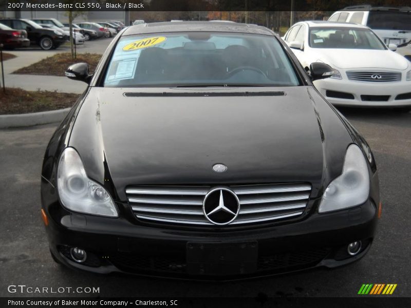 Black / Black 2007 Mercedes-Benz CLS 550