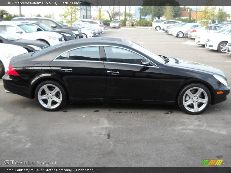 Black / Black 2007 Mercedes-Benz CLS 550