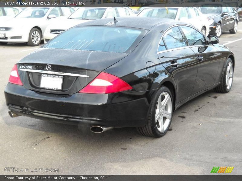 Black / Black 2007 Mercedes-Benz CLS 550