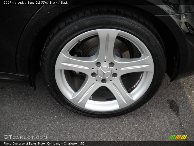 Black / Black 2007 Mercedes-Benz CLS 550