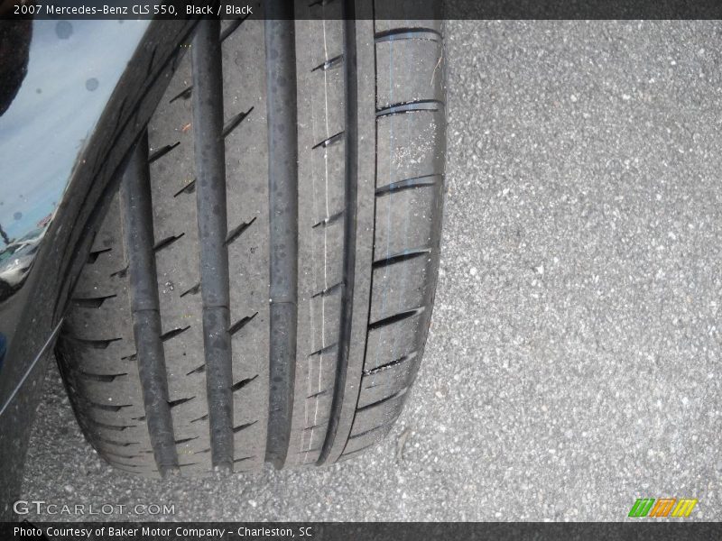 Black / Black 2007 Mercedes-Benz CLS 550