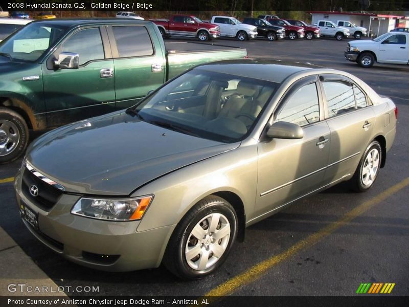 Golden Beige / Beige 2008 Hyundai Sonata GLS