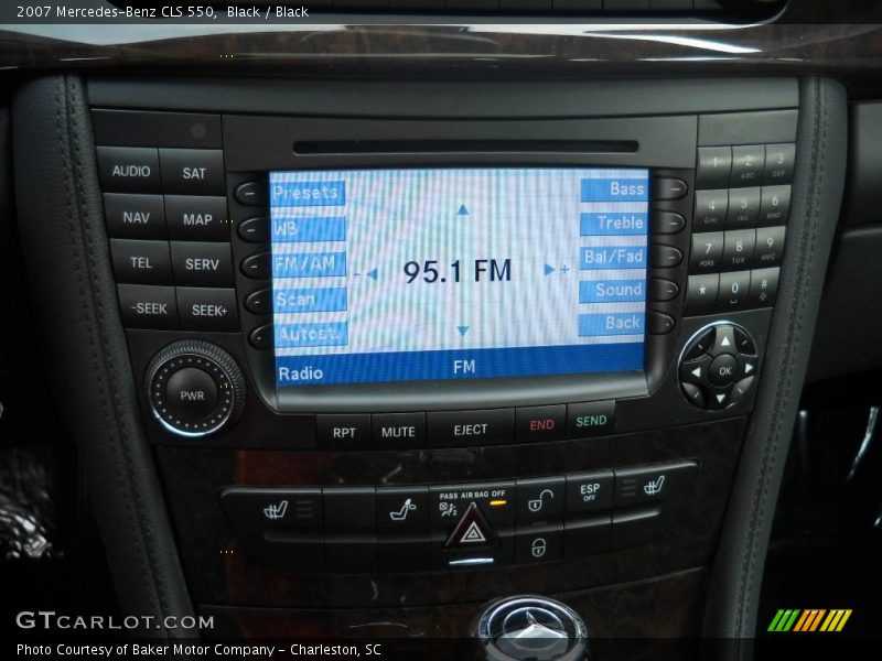 Black / Black 2007 Mercedes-Benz CLS 550