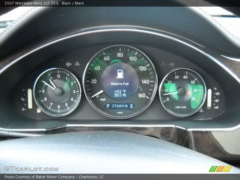 Black / Black 2007 Mercedes-Benz CLS 550