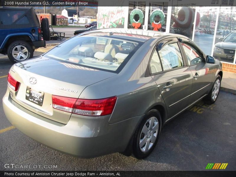 Golden Beige / Beige 2008 Hyundai Sonata GLS