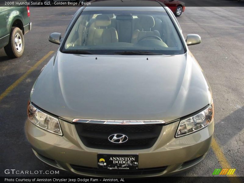 Golden Beige / Beige 2008 Hyundai Sonata GLS